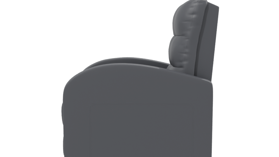 Luxurious Reclining Armchair Model - Professional 3D Model Render 2