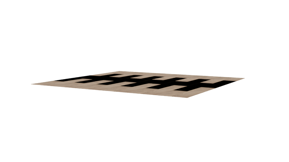 Stylized Wooden Floor 3D Model - Professional 3D Model Render 6