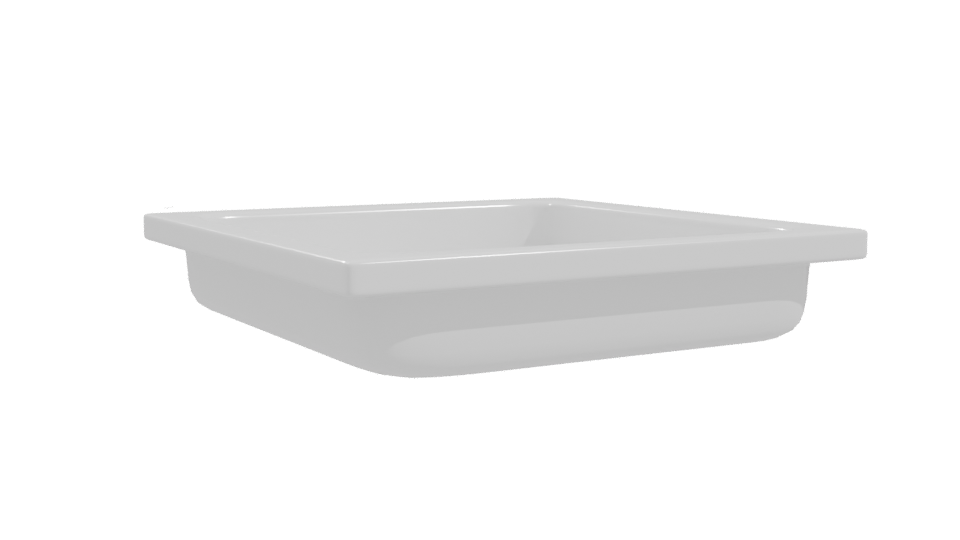 Contemporary Square Kitchen Sink 3D Model - Professional 3D Model Render 10