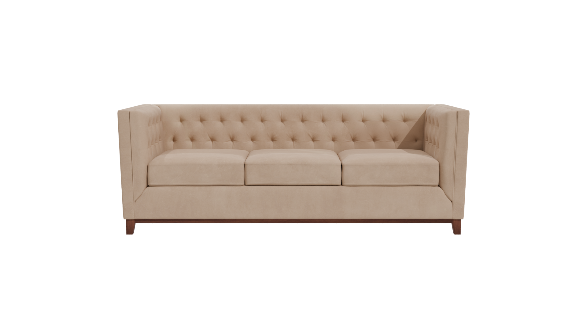 Elegant Upholstered Sofa Model - Professional 3D Model Render 11