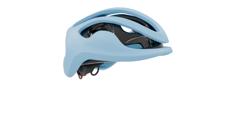 Lightweight Modern Bicycle Helmet 3D Model - Professional 3D Model Render 9