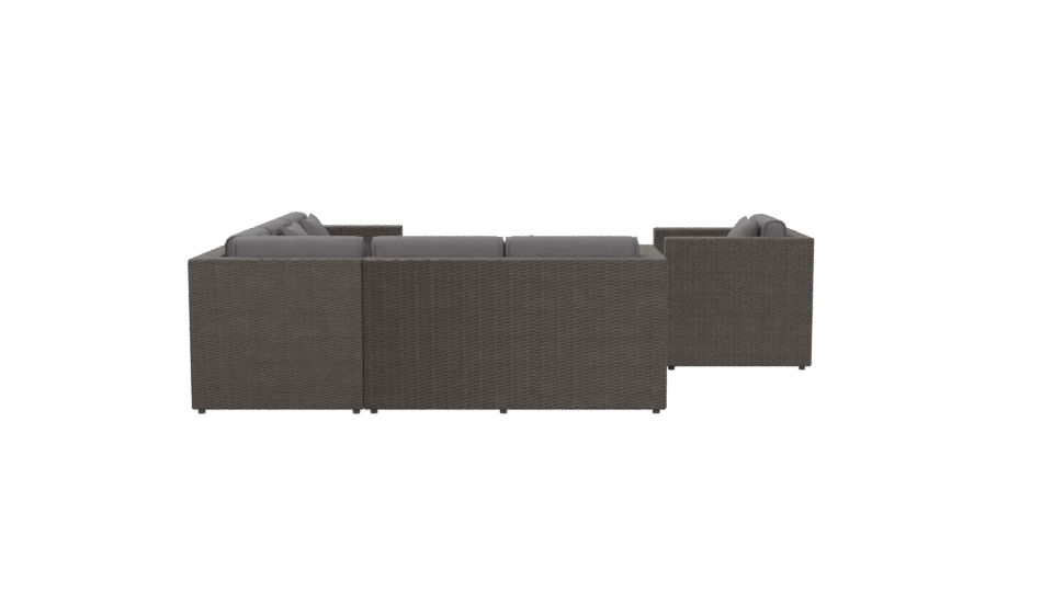 Stylish Outdoor Sofa Set 3D - Professional 3D Model Render 5