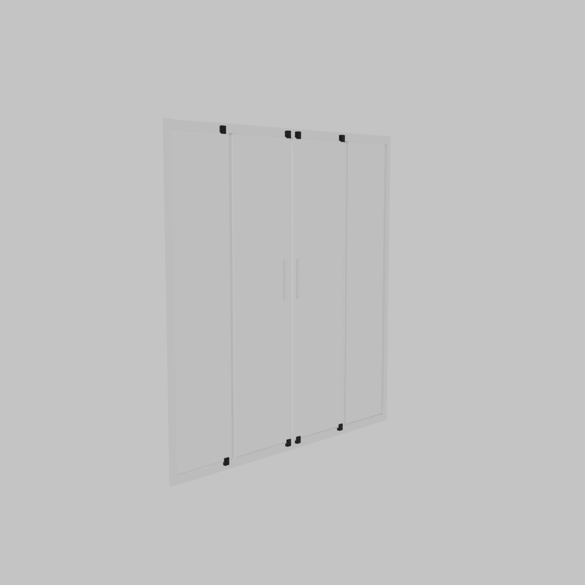 Mampara corredera apertura frontal