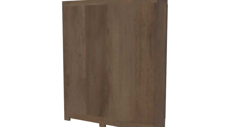Stylish Wooden Wardrobe 3D Model - Professional 3D Model Render 6