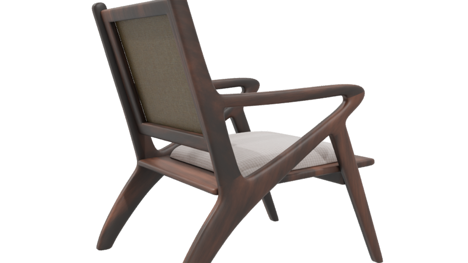 Sitial Canning Modern Chair 3D - Professional 3D Model Render 4