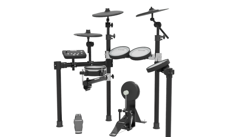 Electronic Drum Kit 3D Model - Professional 3D Model Render 12