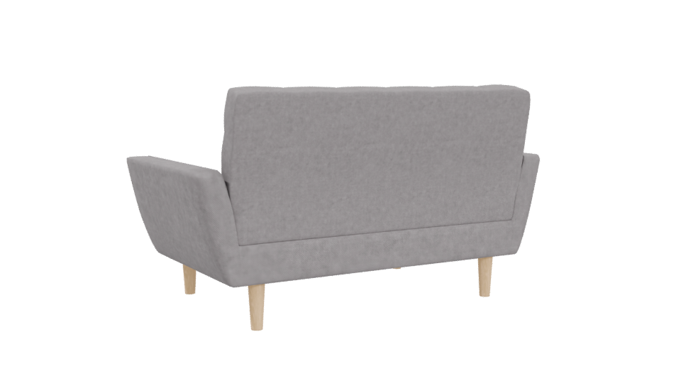 Contemporary Two-Seat Sofa 3D Model - Professional 3D Model Render 4