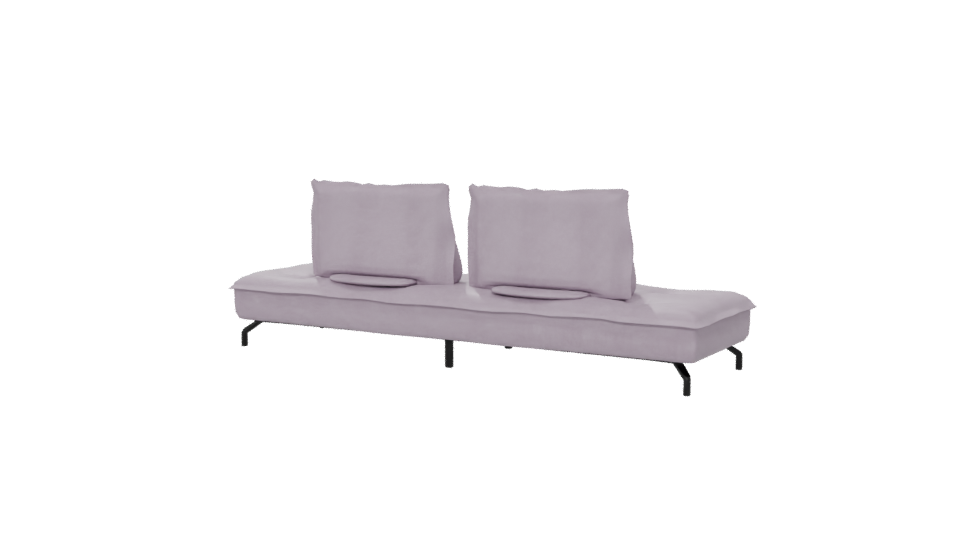 Stylish Modern Fabric Sofa 3D Model - Professional 3D Model Render 6