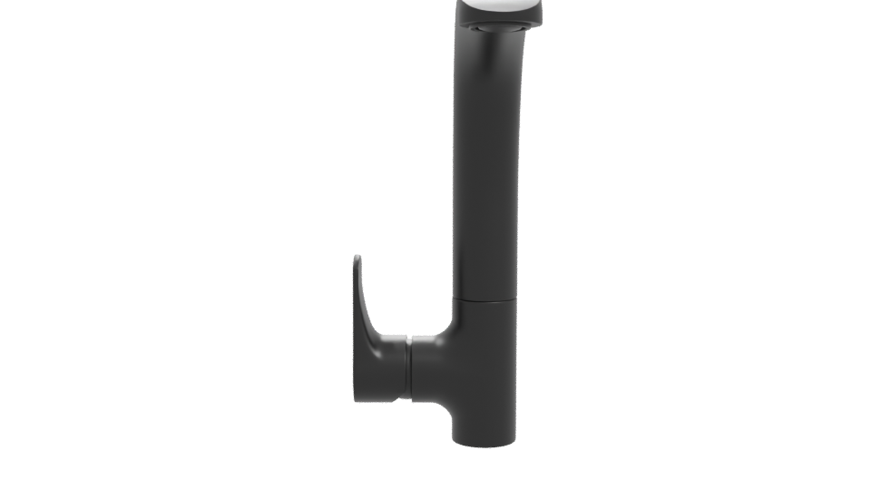 Sleek Modern Bathroom Basin Tap - Professional 3D Model Render 11