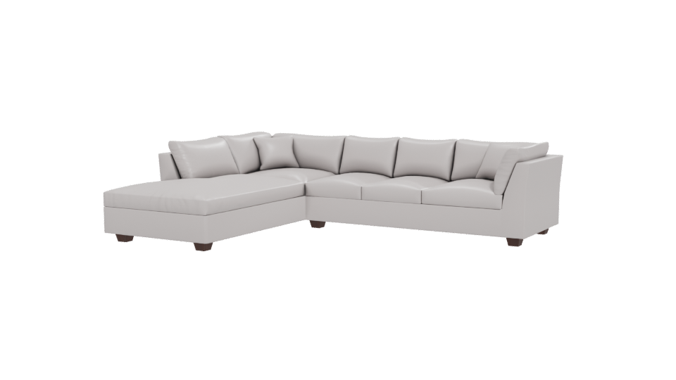 Beige Corner Sofa Model 3D - Professional 3D Model Render 12