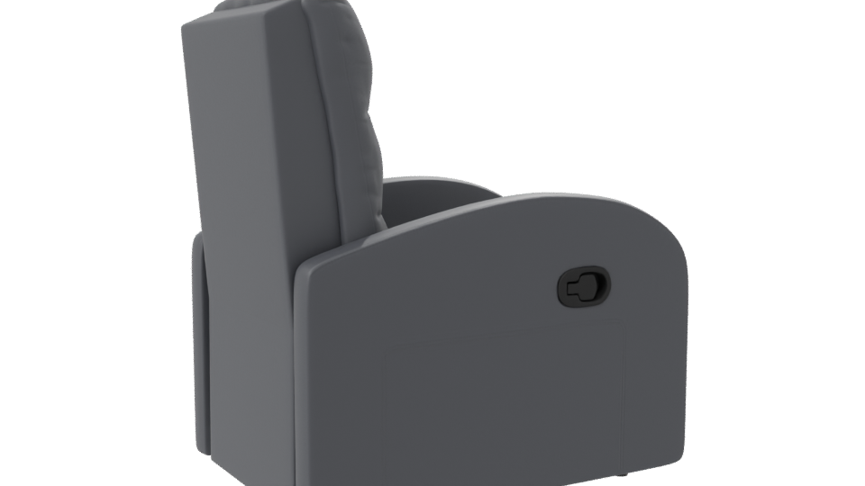 Luxurious Reclining Armchair Model - Professional 3D Model Render 7