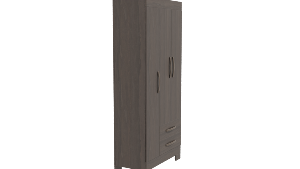 Modern 3-D Closet Furniture Model - Professional 3D Model Render 9