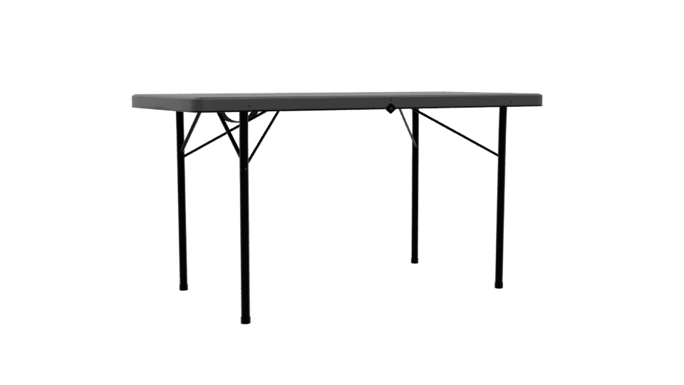 Sleek Modern Folding Table 3D Model - Professional 3D Model Render 4