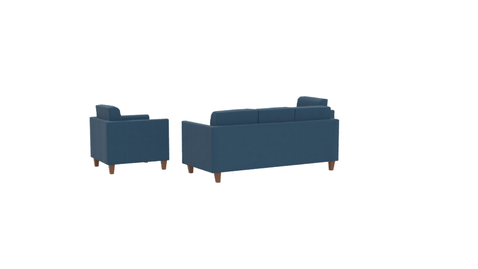 Stylish Modern Sofa Set 3D Model - Professional 3D Model Render 4