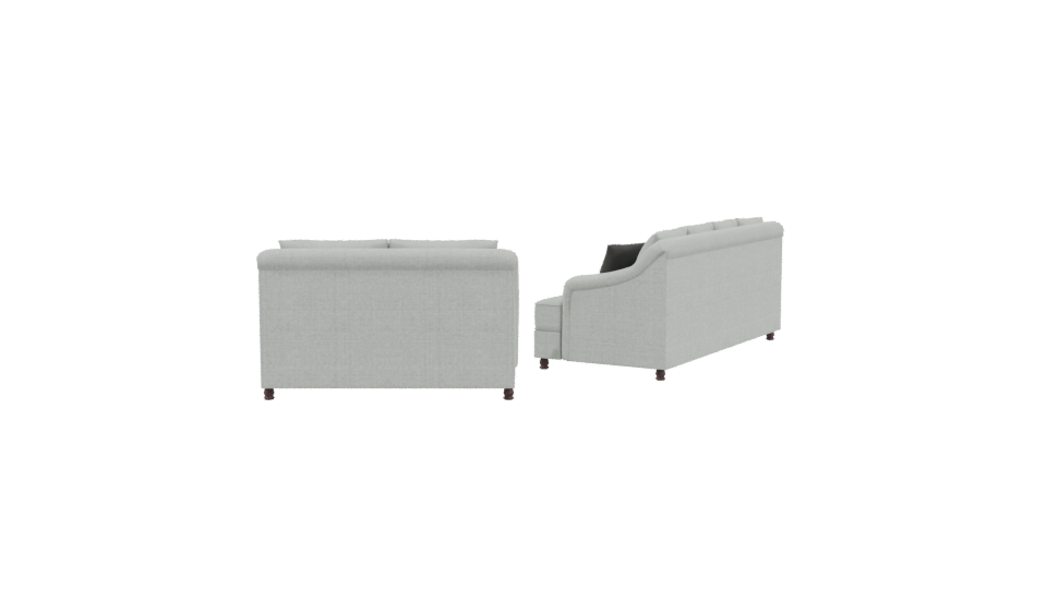 Modern Sofa Set 3D Model - Professional 3D Model Render 3