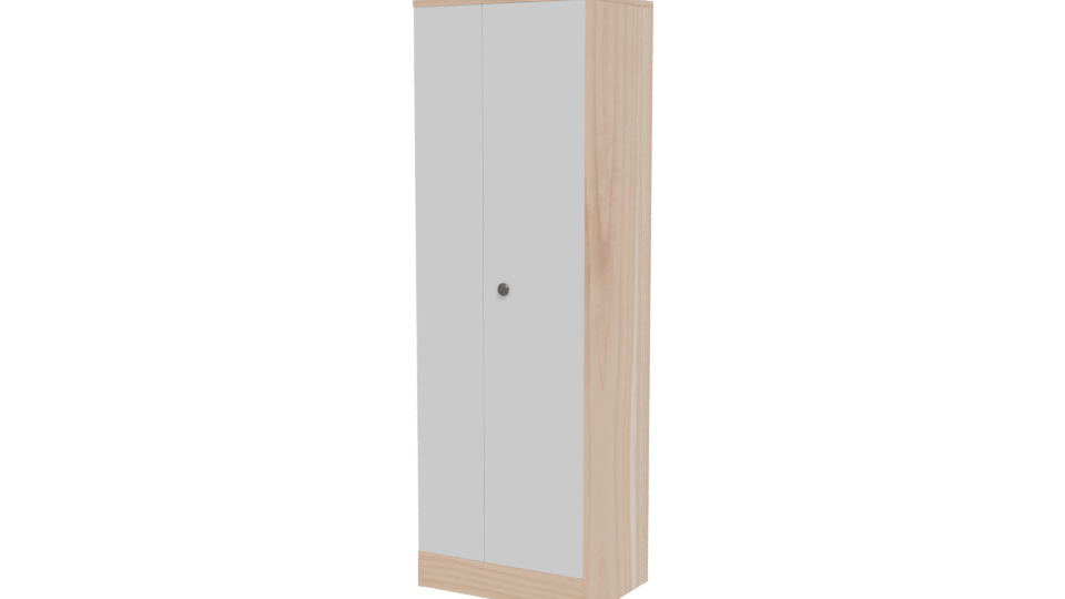 Minimalist Storage Cabinet 3D Model - Professional 3D Model Render 12