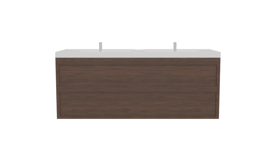 Sleek Modern Freestanding Bathtub 3D Model - Professional 3D Model Render 5