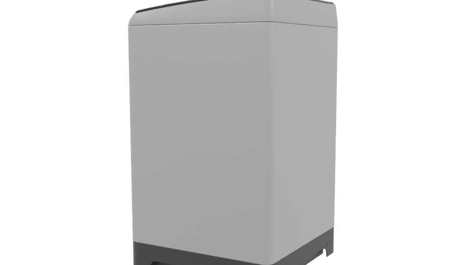 Compact Household Washing Machine 3D - Professional 3D Model Render 3