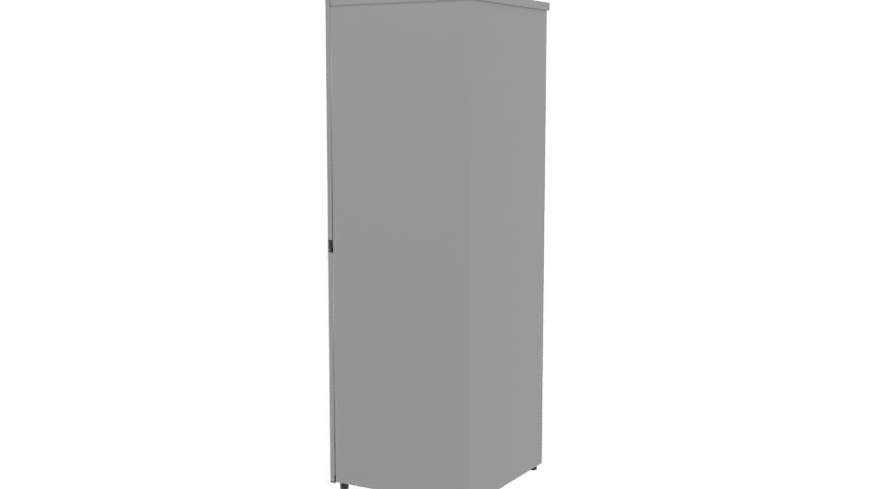 Stylish Refrigerator 3D Model - Professional 3D Model Render 3