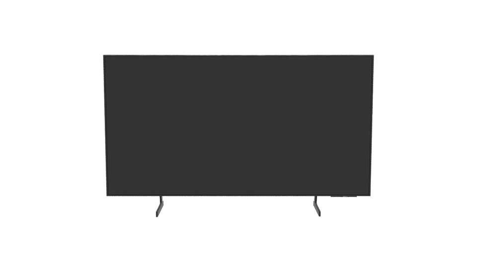 Crystal UHD 4K LED TV Model - Professional 3D Model Render 11