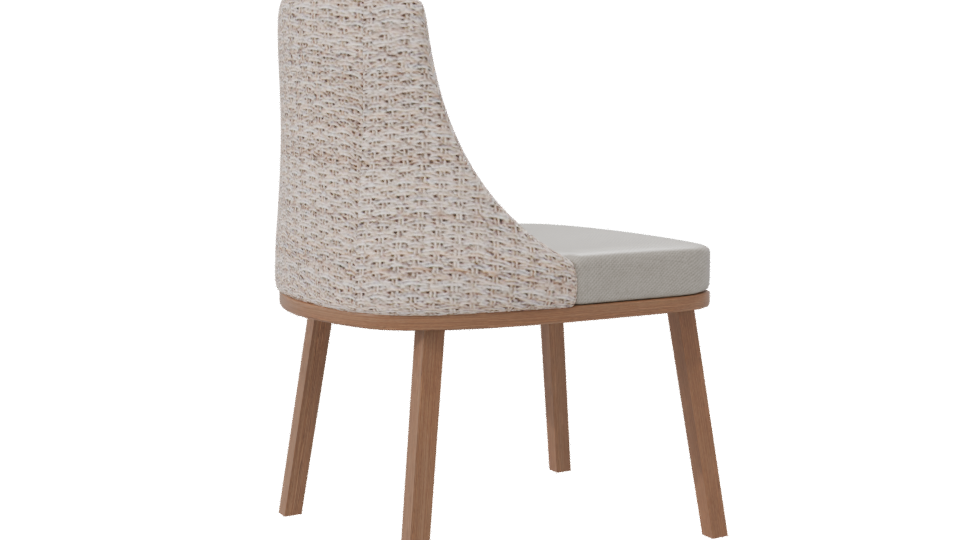 Contemporary Lounge Chair Model - Professional 3D Model Render 7