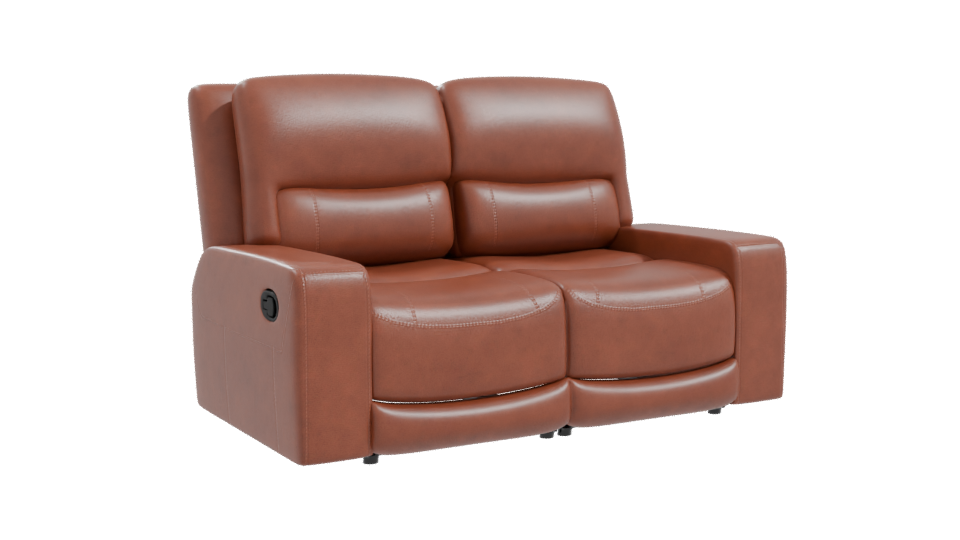 Reclining Love Seat 3D Model - Professional 3D Model Render 10