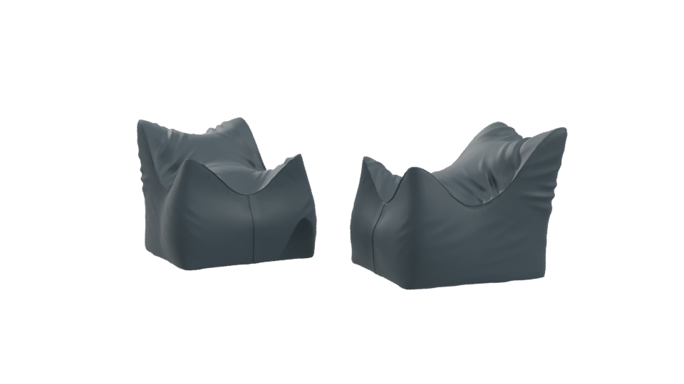 Stylish Bean Bag Chair 3D - Professional 3D Model Render 10