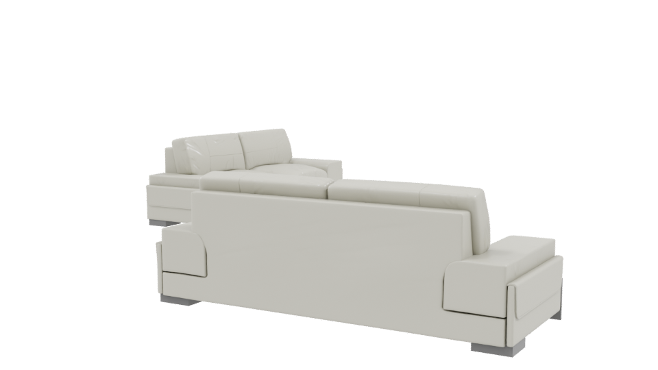 Contemporary Modular Sofa Set 3D Model - Professional 3D Model Render 9