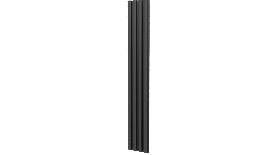 Vertical Modern Slat Panel Model - Professional 3D Model Render 6