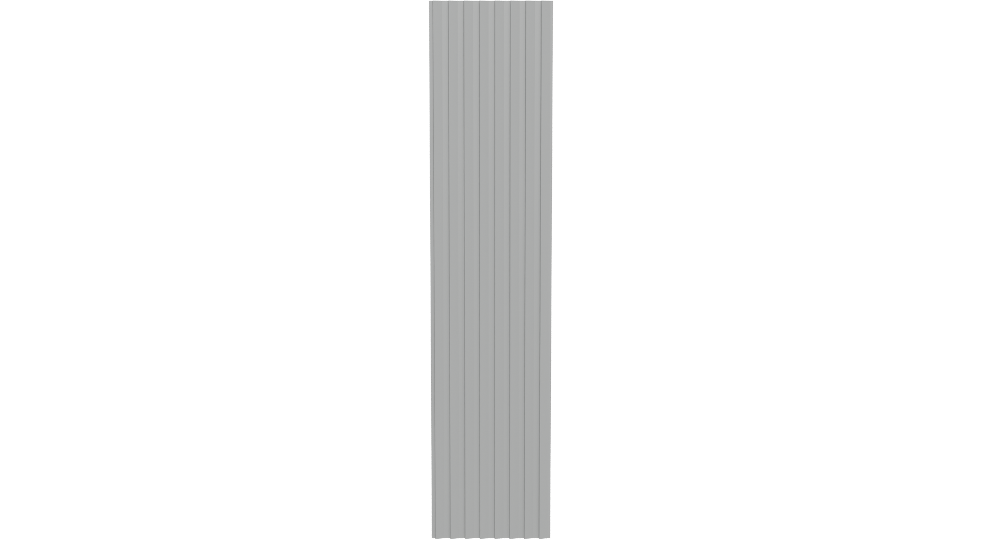 Aluminum Railing Vertical Panel 3D - Professional 3D Model Render 5