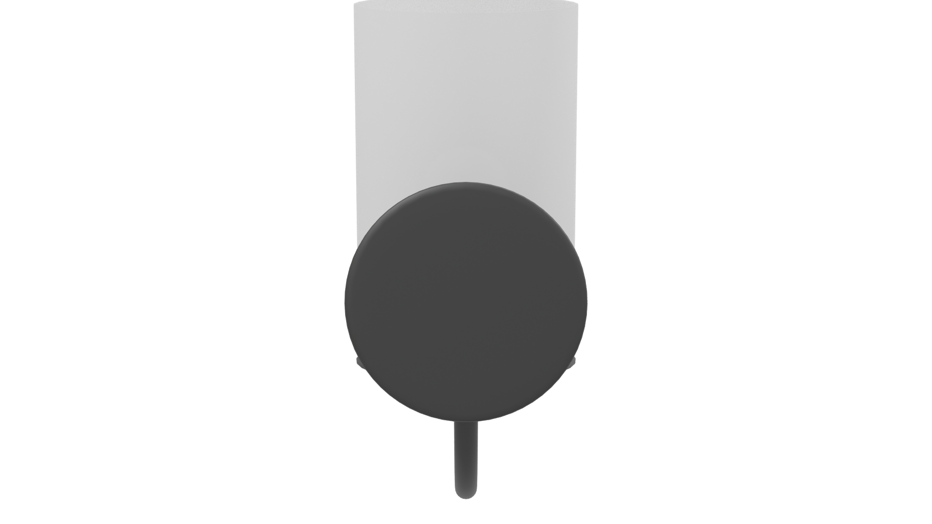 Contemporary Glass Wall Lamp 3D Model - Professional 3D Model Render 2