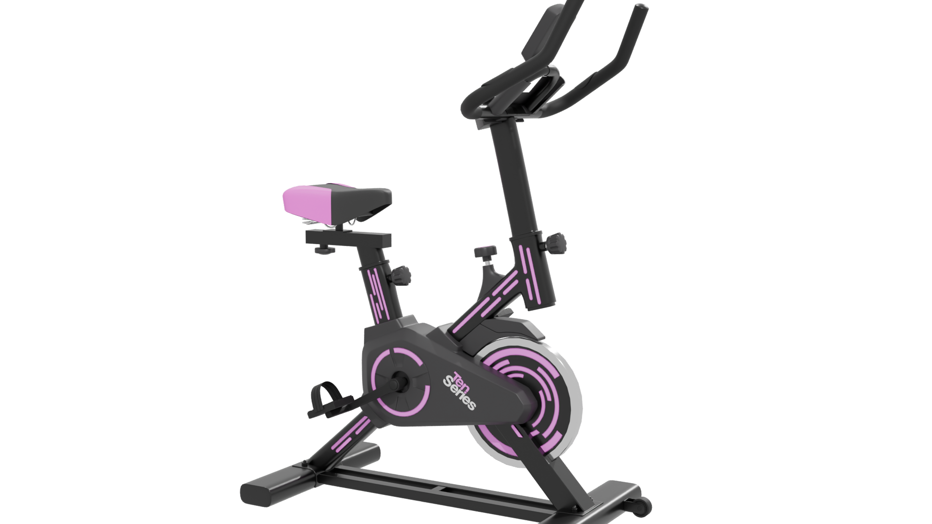 Stylish Home Exercise Bike 3D Model - Professional 3D Model Render 12
