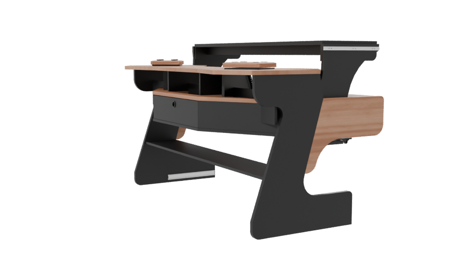 Miza X2 Flex Modern Desk 3D - Professional 3D Model Render 7