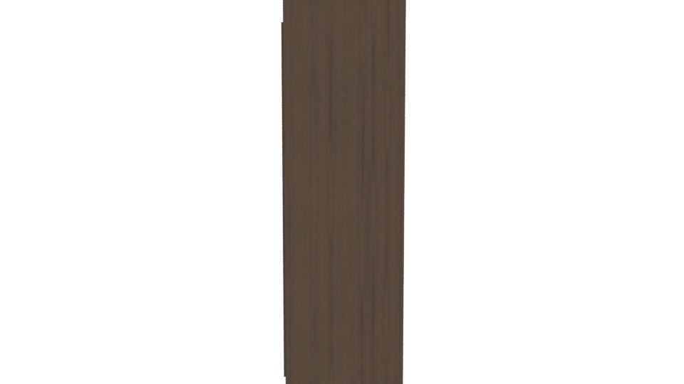 Elegant Wooden Storage Cabinet 3D Model - Professional 3D Model Render 2