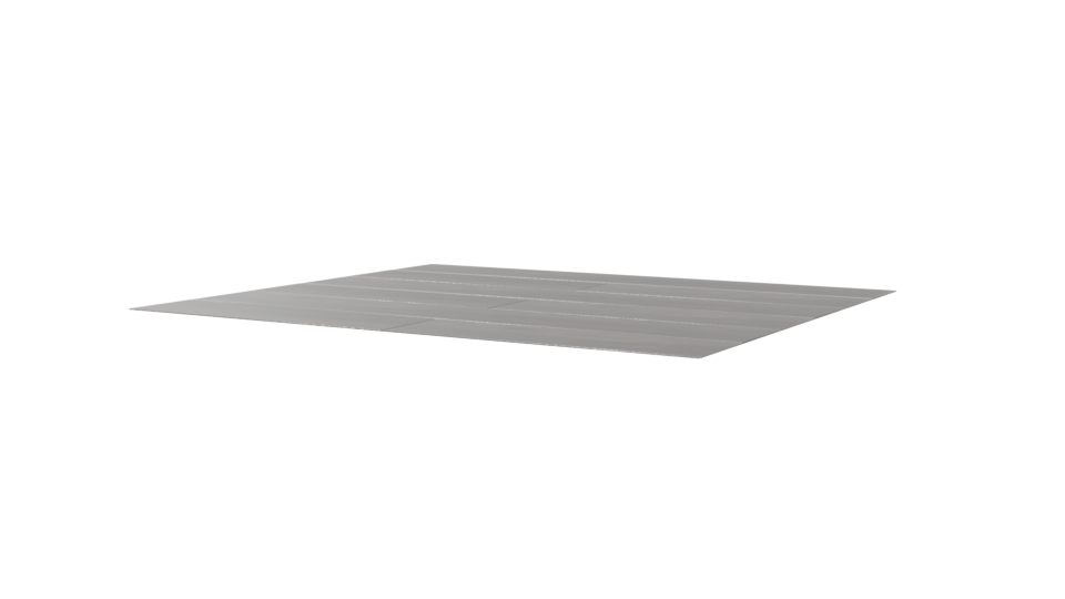Sleek Modern Metal Panel 3D Model - Professional 3D Model Render 6