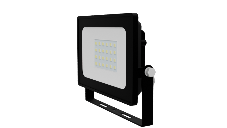 Stylish LED Flood Light Model - Professional 3D Model Render 13
