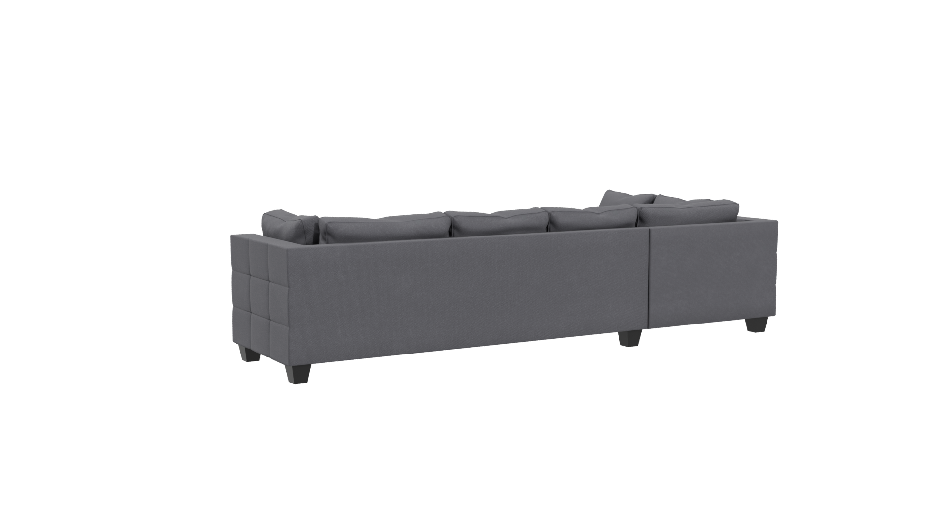 Stylish Modern Sectional Sofa 3D Model - Professional 3D Model Render 4