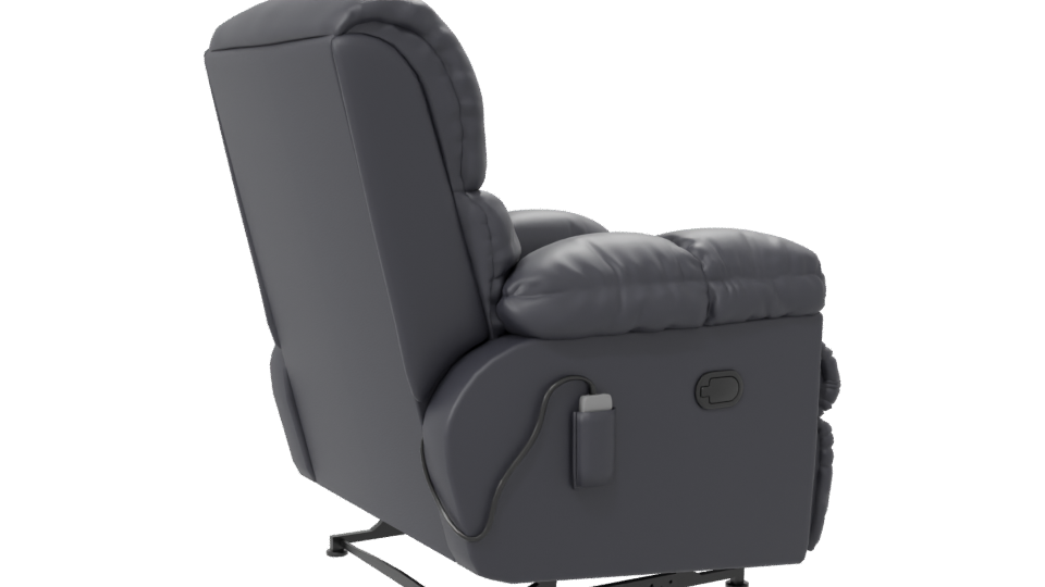 Comfortable Recliner Armchair 3D Model - Professional 3D Model Render 7
