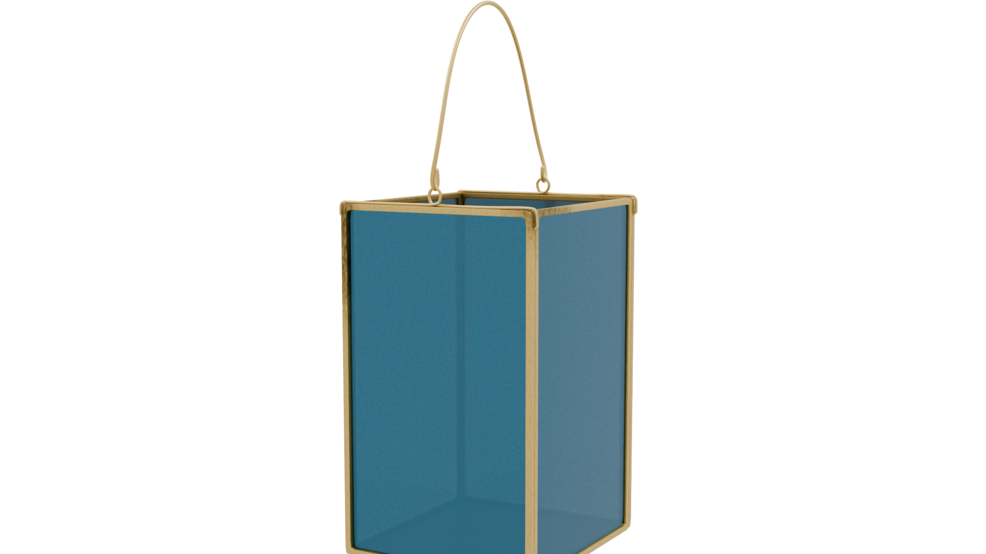 Elegant Glass Lantern 3D Model - Professional 3D Model Render 9