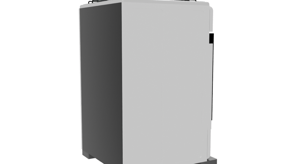 Compact Kitchen Gas Stove 3D - Professional 3D Model Render 7