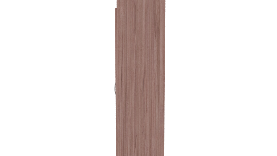 Stylish Modern Wooden Entertainment Center 3D Model - Professional 3D Model Render 2