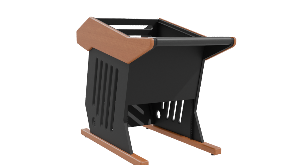 Stylish Shopping Cart 3D Model - Professional 3D Model Render 10