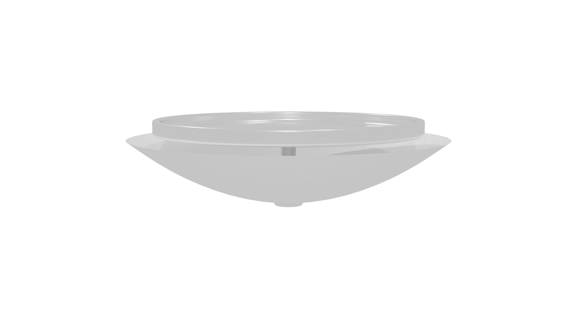 Stylish Round Metal Tray 3D - Professional 3D Model Render 5
