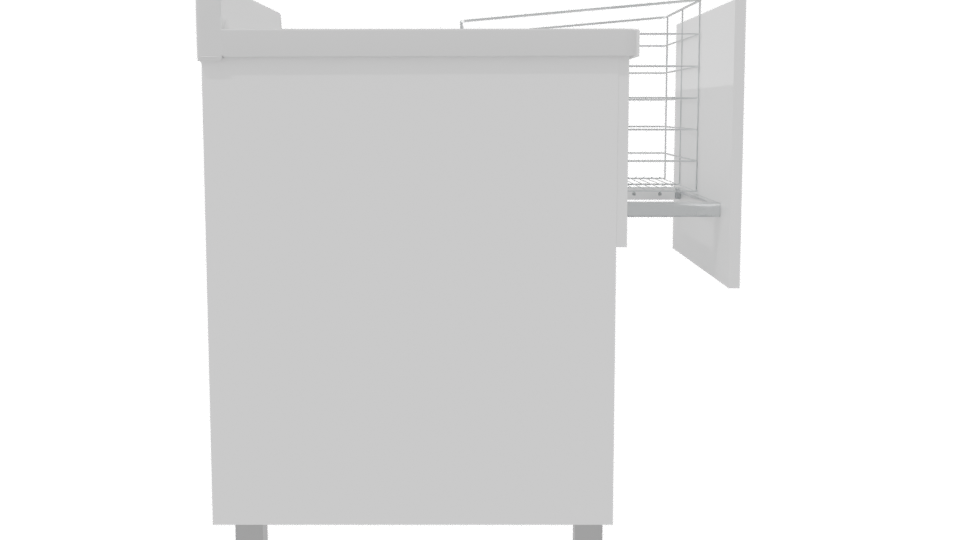 Stylish Modern Office Cabinet 3D - Professional 3D Model Render 8