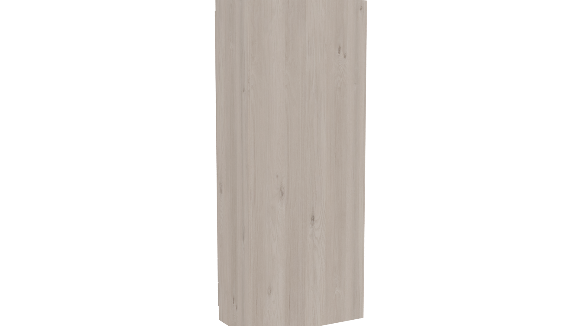 Stylish Two-Door Wardrobe Model - Professional 3D Model Render 4