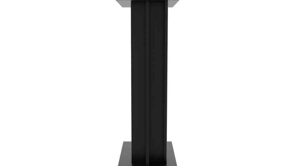 Sleek Modern Console Table 3D Model - Professional 3D Model Render 8