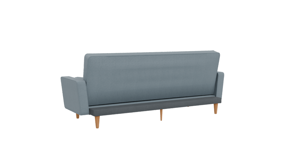 Stylish Modern Fabric Sofa 3D Model - Professional 3D Model Render 4