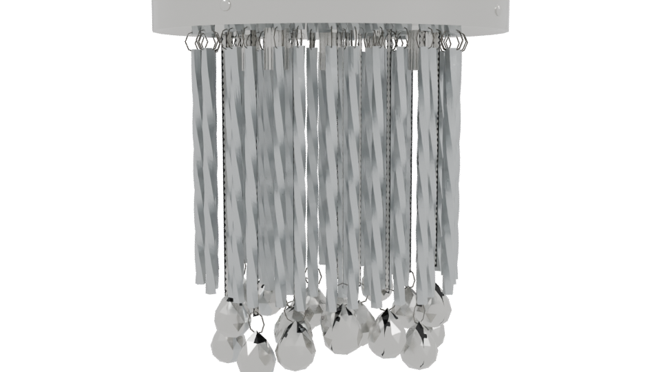 Stylish Modern Chandelier 3D - Professional 3D Model Render 3