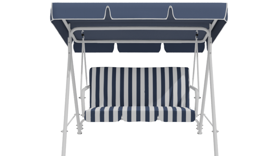 Stylish Outdoor Swing Bench Model - Professional 3D Model Render 11