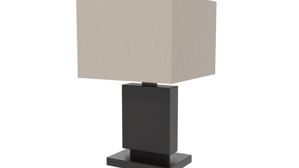 Stylish Modern Table Lamp 3D - Professional 3D Model Render 6